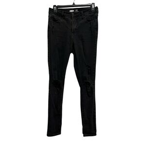 Old Navy Rockstar Black Skinny Jeans Sleek Design